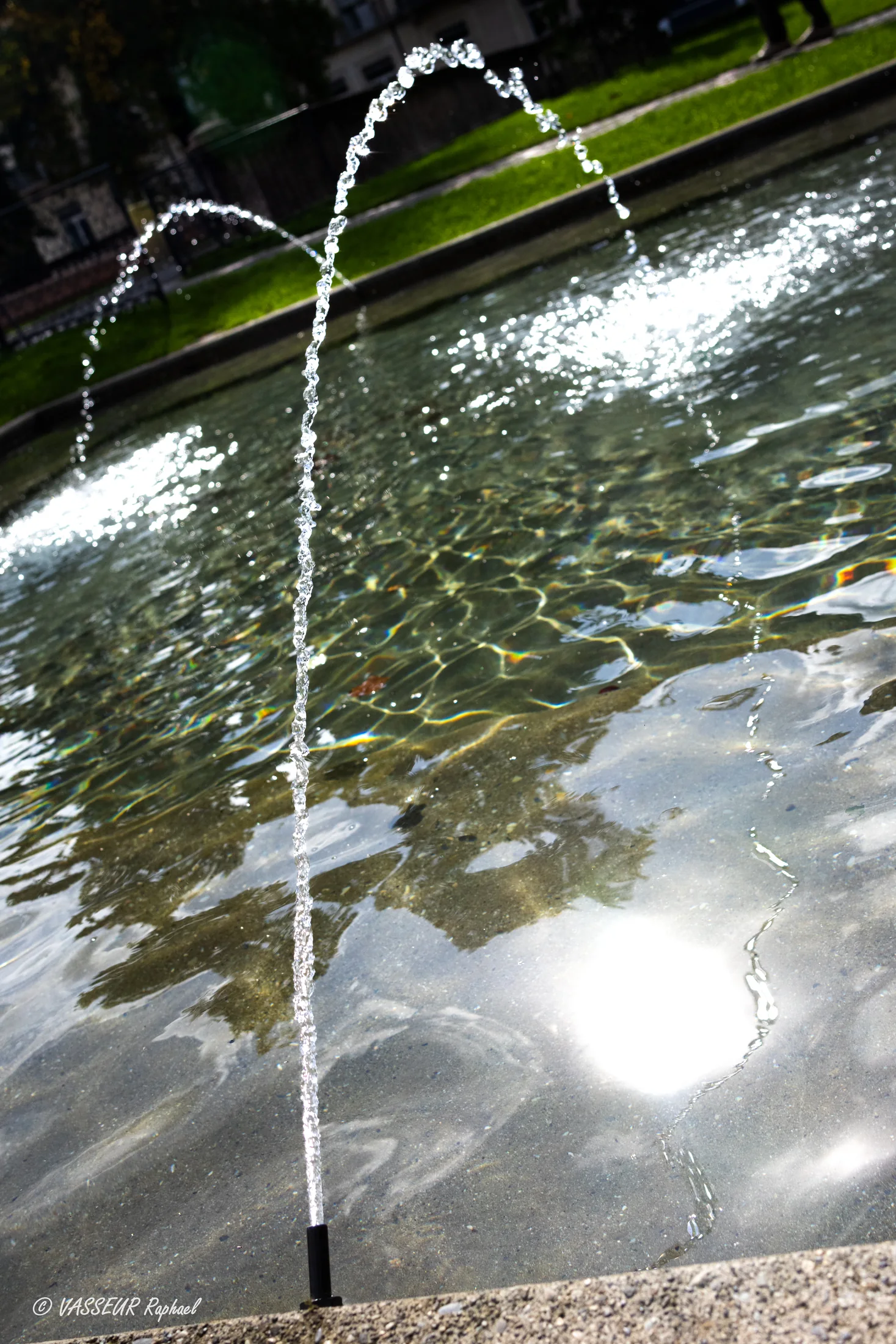 Eau — obturation rapide : les gouttes sont figées en plein vol